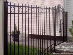 decorative wrought iron fencing