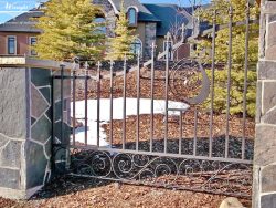 decorative wrought iron fencing