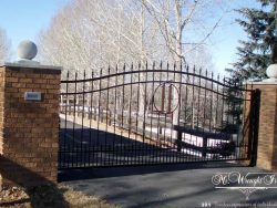 decorative wrought iron gates