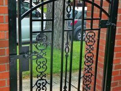 decorative wrought iron gates