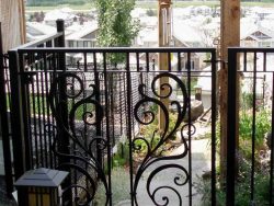 decorative wrought iron gates