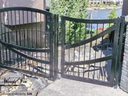 decorative wrought iron gates