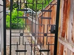 wrought iron garden gates