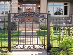 decorative wrought iron gates