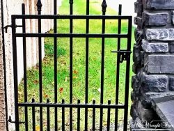 wrought iron garden gates