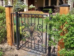 wrought iron garden gates