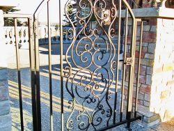 decorative wrought iron gates