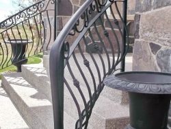 curved-railings-with-belly-balusters-and-scrolls calgary