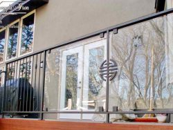 framed-glass-and-picket-combination-railings calgary