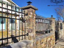 decorative wrought iron fencing