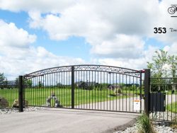 decorative wrought iron gates