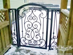 decorative wrought iron gates