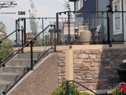 framed-glass-exterior-railings calgary