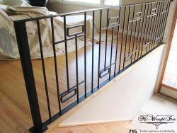 wrought iron indoor railings