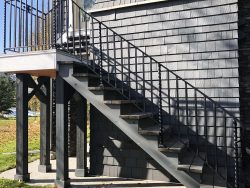 custom-wrought-iron-stair-railings-twisted-posts calgary