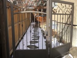 wrought iron garden gates