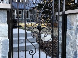 decorative wrought iron gates