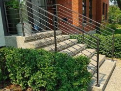steel-horizontal-step-railing calgary