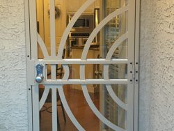 art-deco-wrought-iron-security-door calgary