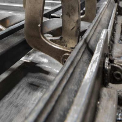 clamping metal prior to welding