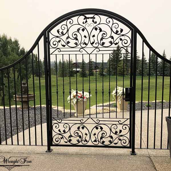 wrought iron gate