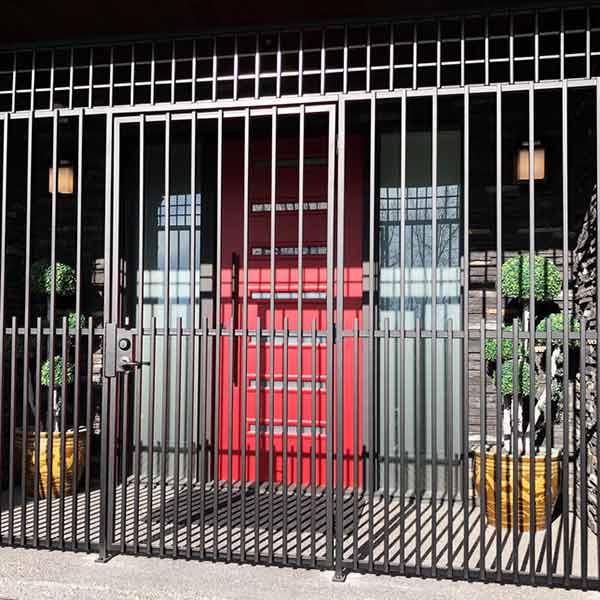 wrought iron security gate