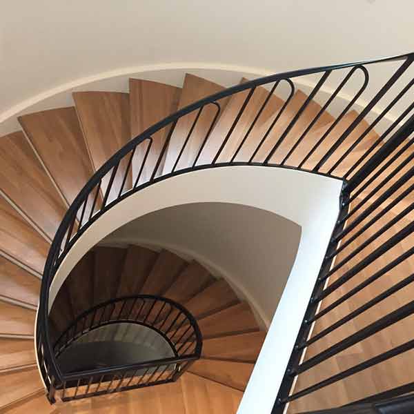 wrought iron interior railing